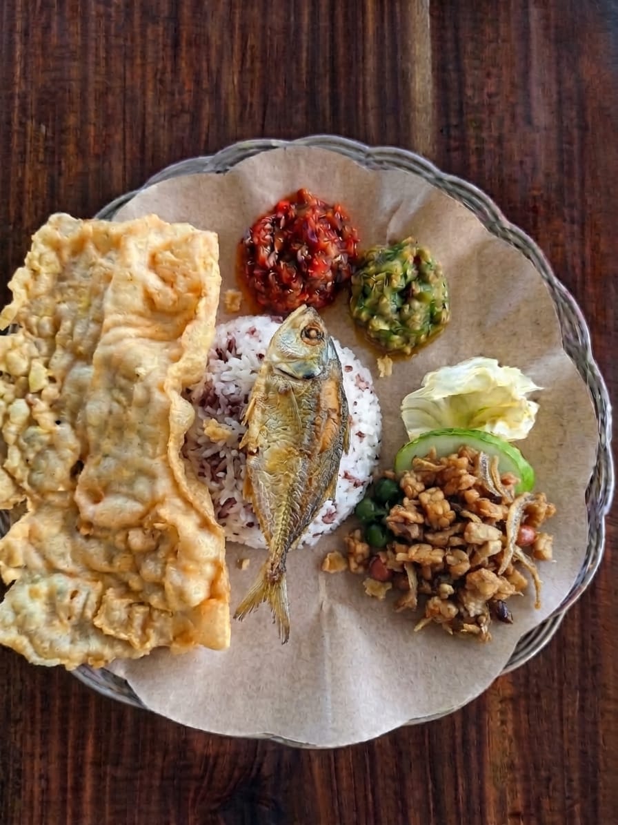 Nasi Tutug Oncom Asin